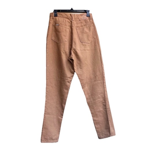 Classic VTG Jordache Brown Denim Hiking Gorpcore Y2K Jeans 10 High Rise Casual - Picture 2 of 12
